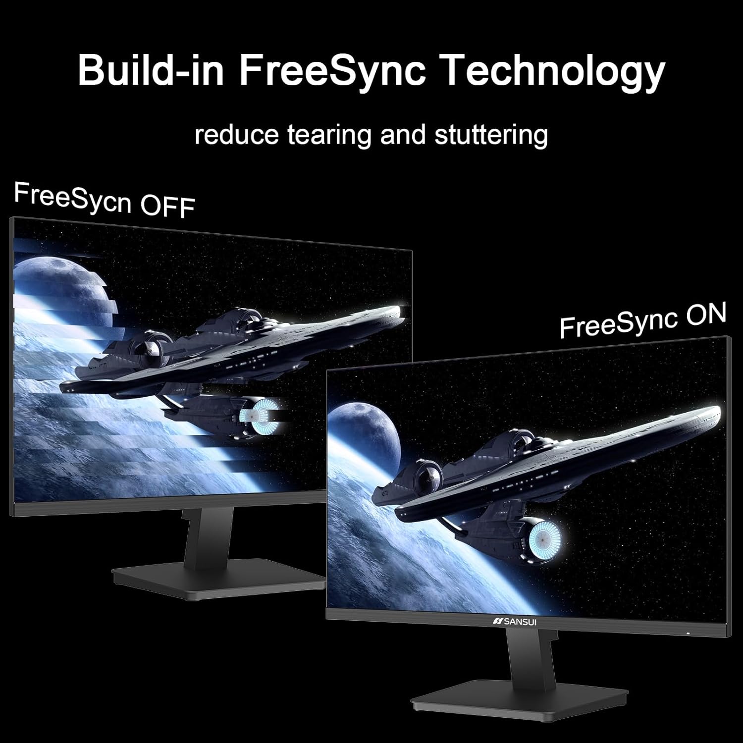 MONITOR SANSUI 27 PULGADAS FULL HD 120HZ CON HDMI Y DP - 3