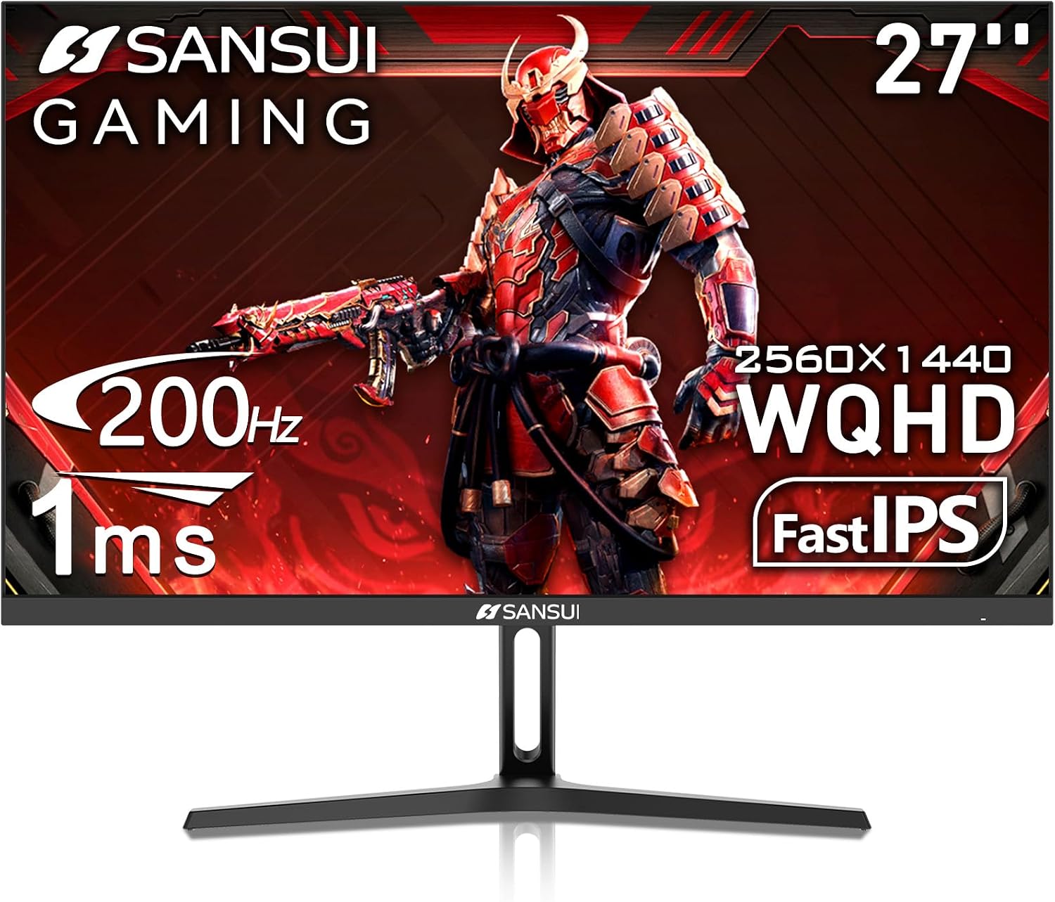 MONITOR SANSUI 27 PULGADAS WQHD 2560X1440 IPS GAMING 200HZ 1MS - 1