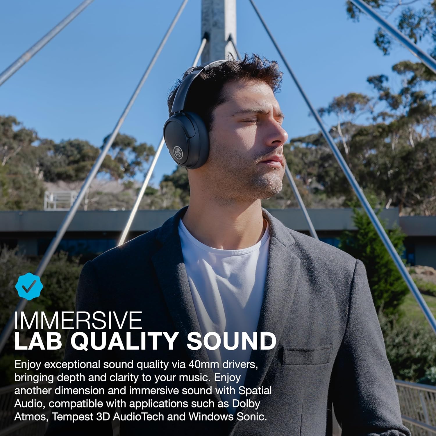 AUDÍFONOS JLAB JBUDS LUX ANC INALÁMBRICOS OVER-EAR GRAFITO - 2