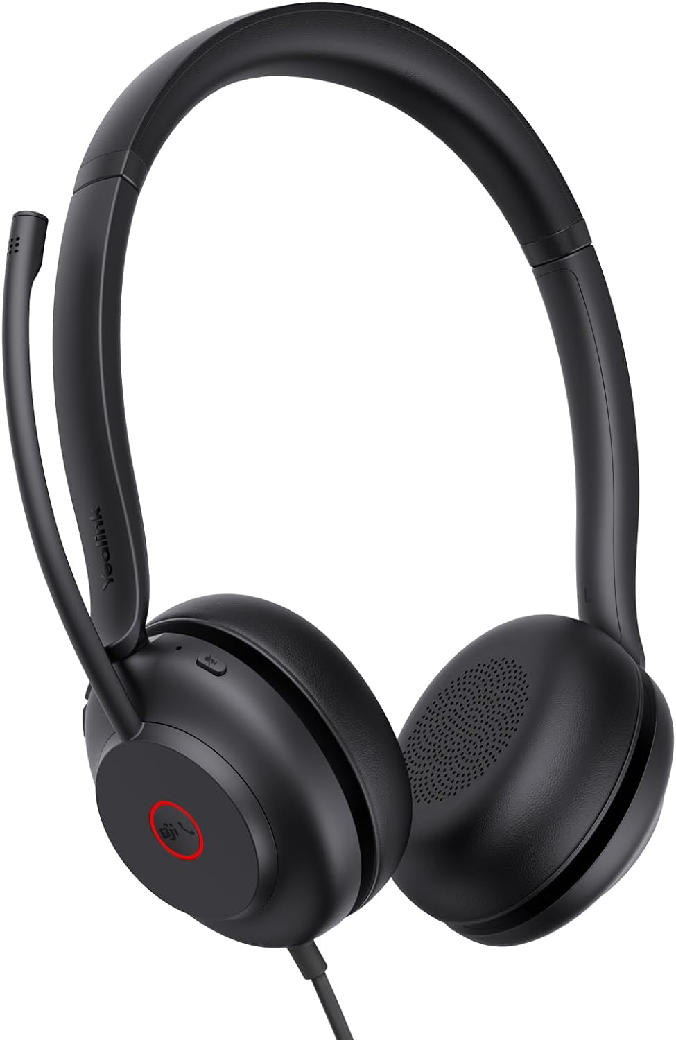 HEADSET CON CABLE YEALINK UH35 USB-A CON MICRÓFONO CON CANCELACIÓN DE RUIDO AI Y CONTROL DE LLAMADAS ON-EAR - 1