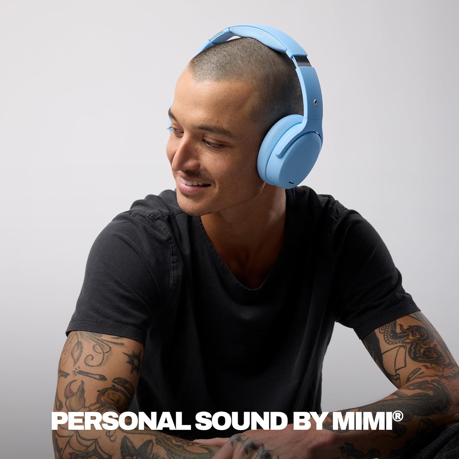 AUDÍFONOS SKULLCANDY CRUSHER ANC 2 INALÁMBRICOS CON CANCELACIÓN DE RUIDO PREPPY BLUE - 5