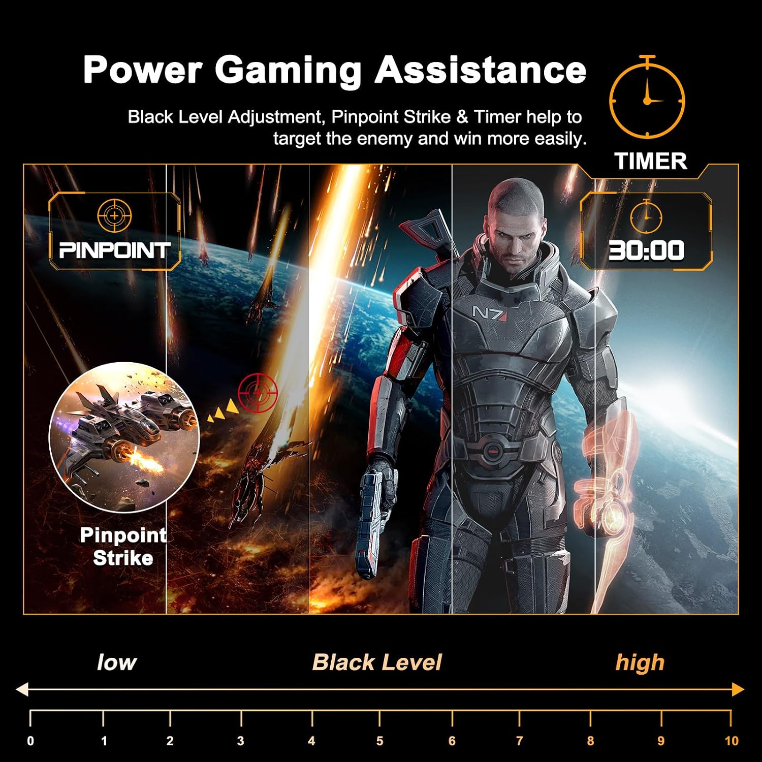 MONITOR CURVO PARA GAMING SANSUI 24 PULGADAS 160HZ MPRT 1MS - 5
