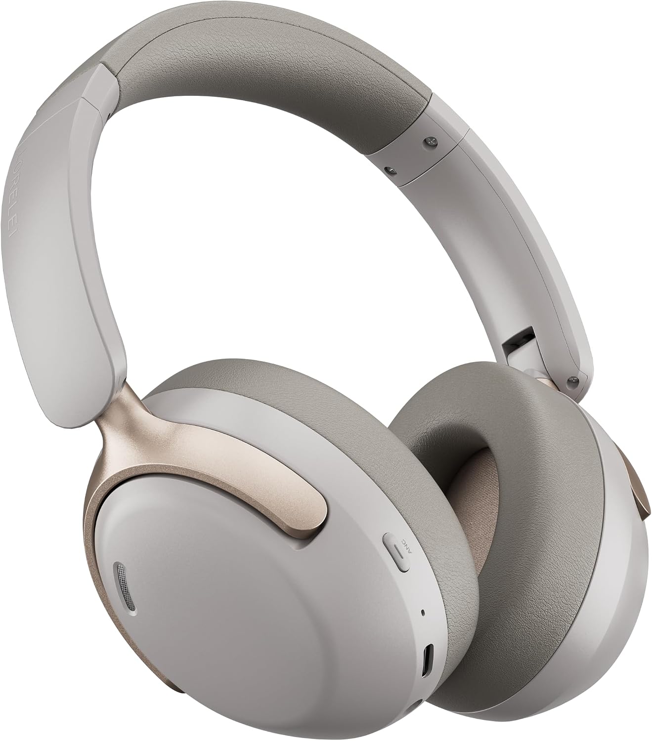 AUDÍFONOS LORELEI QC30 HYBRID ACTIVE NOISE CANCELLING BLUETOOTH 5.4 GRIS DUNA - 1