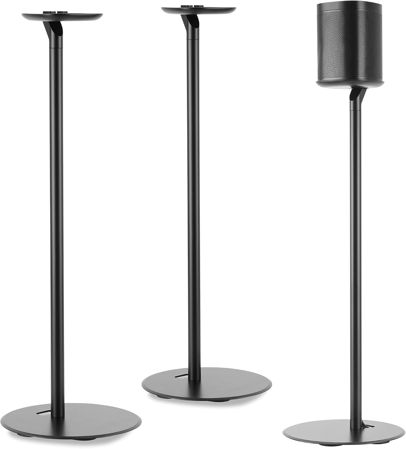 SOPORTES PARA PARLANTES YNVISION.DESIGN PARA SONOS ONE/ONE SL Y PLAY:1 NEGRO 2 UNIDADES - 1