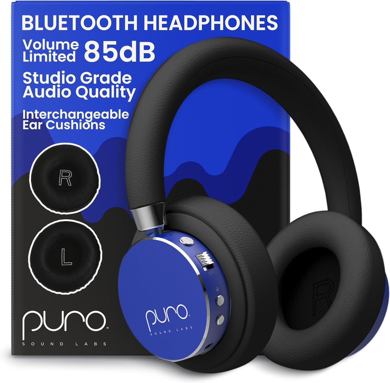 AUDÍFONOS PARA NIÑOS PURO SOUND LABS BT2200 PLUS AZUL CON LIMITADOR DE VOLUMEN 85DB - 1