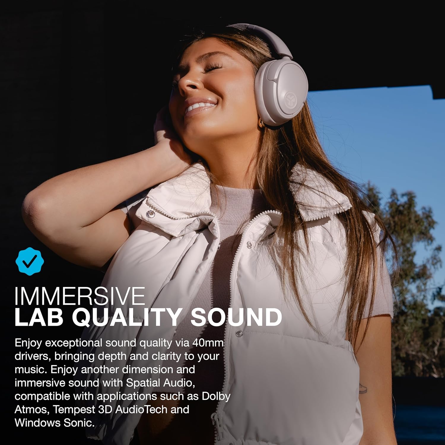 AUDÍFONOS JLAB JBUDS LUX ANC INALÁMBRICOS OVER-EAR MAUVE - 2