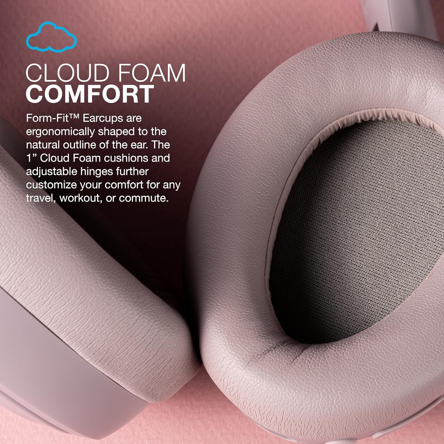 AUDÍFONOS JLAB JBUDS LUX ANC INALÁMBRICOS OVER-EAR MAUVE - 4