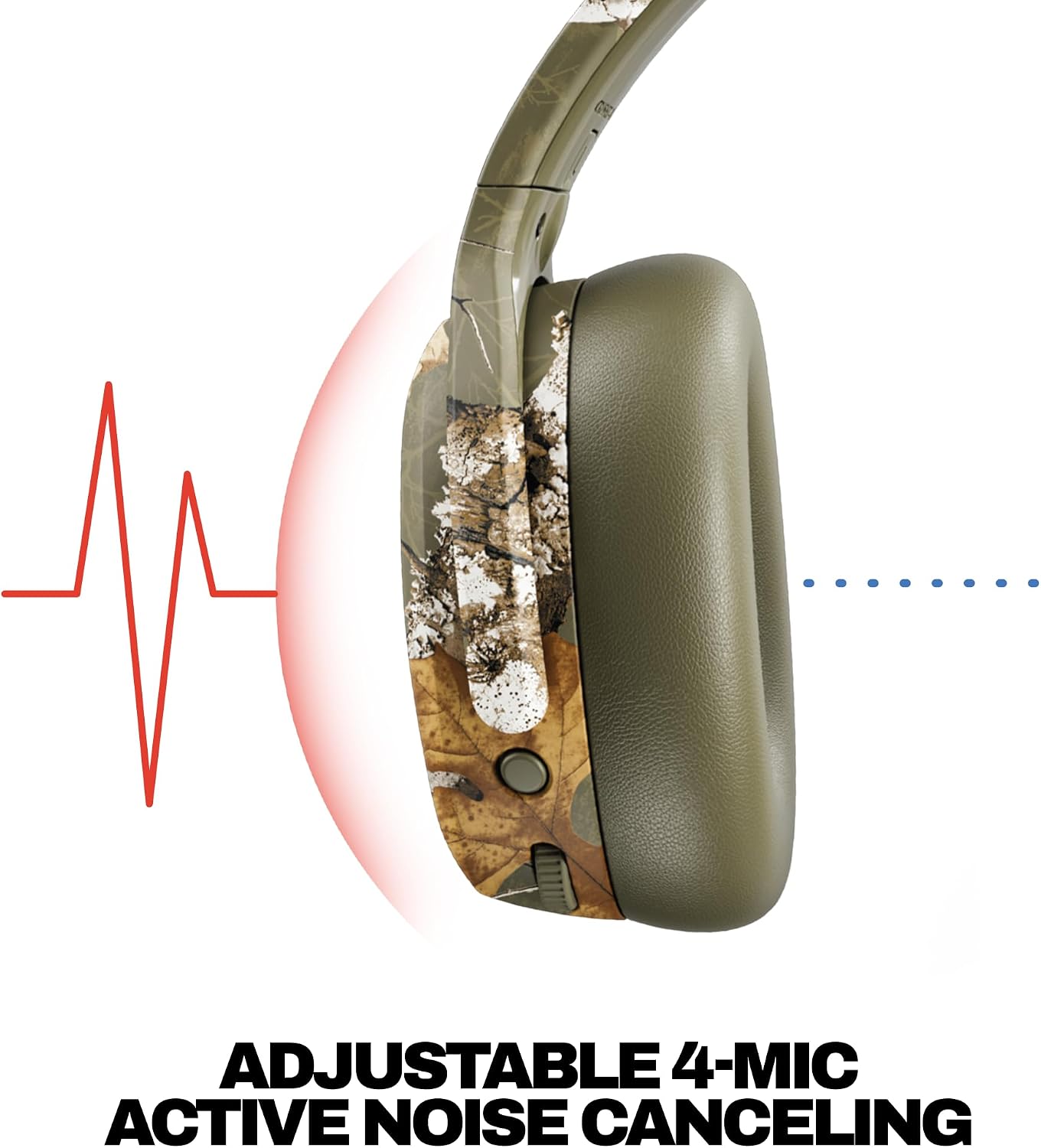 AUDÍFONOS SKULLCANDY CRUSHER ANC 2 WIRELESS REALTREE EDGE DRAB - 4