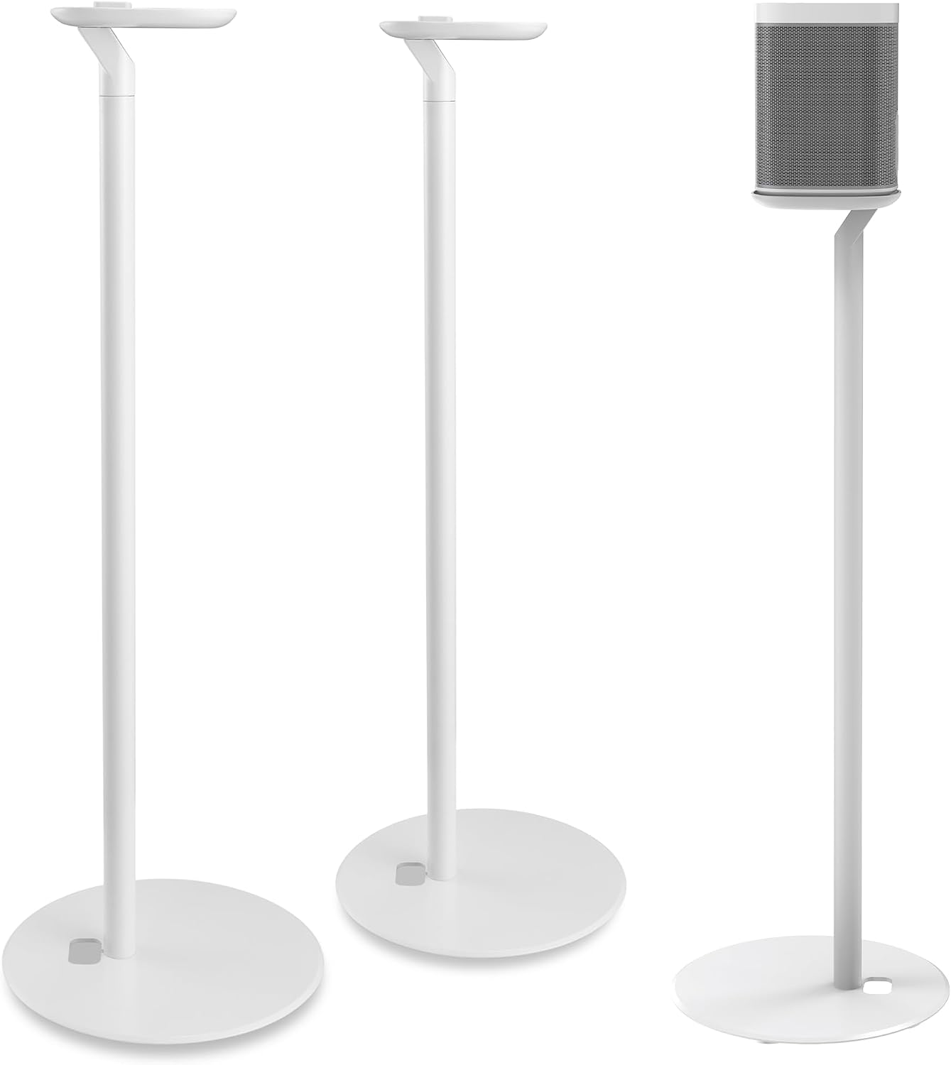 SOPORTES PARA PARLANTES YNVISION.DESIGN PARA SONOS ONE/ONE SL Y PLAY:1 BLANCO 2 UNIDADES - 1