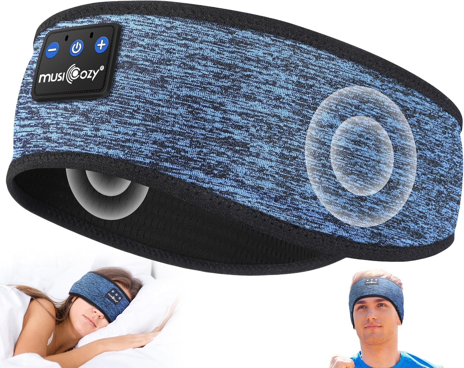 AUDÍFONOS BLUETOOTH MUSICOZY SLEEP HEADPHONES BANDA DEPORTIVA INALÁMBRICA - 1