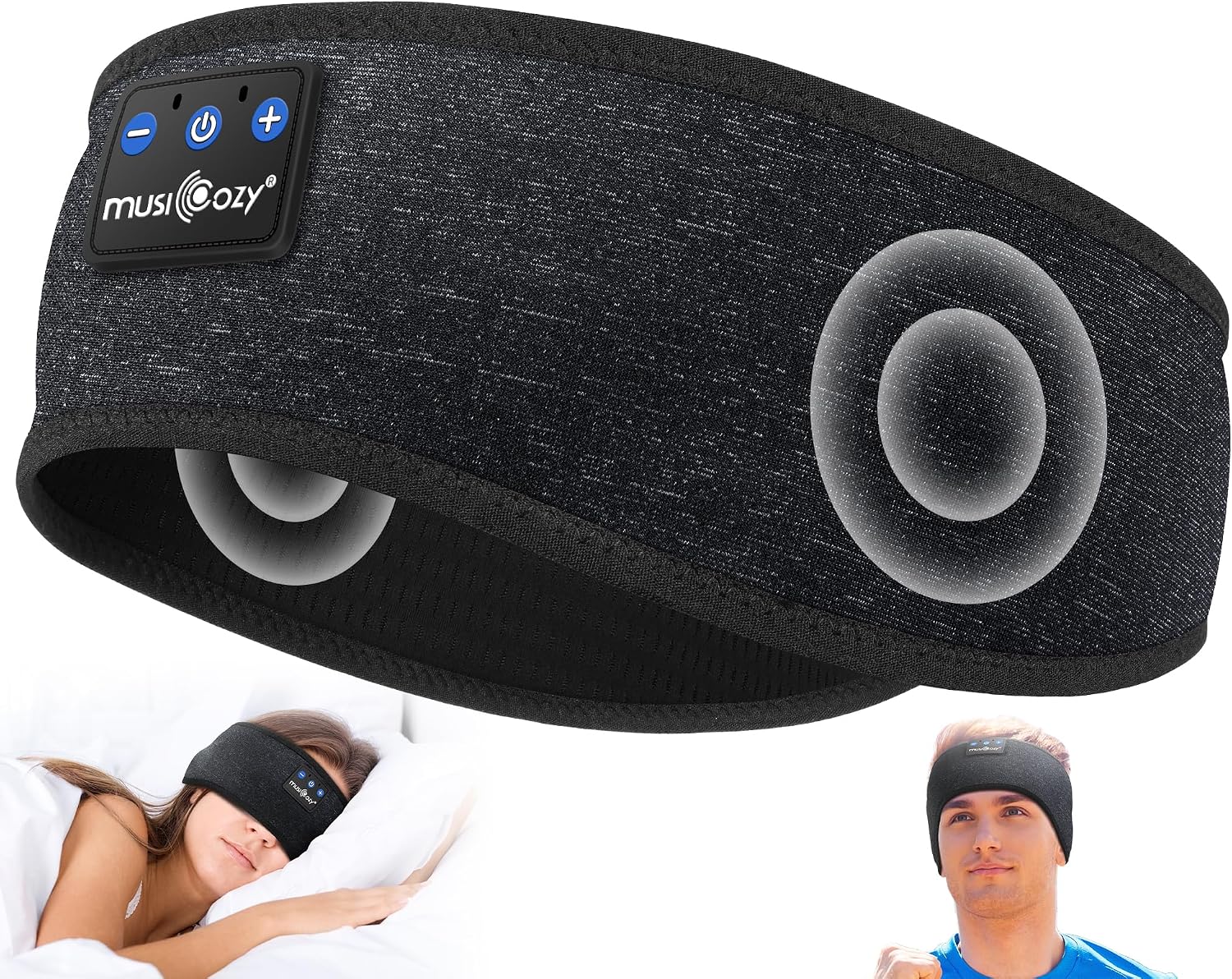 AUDÍFONOS BLUETOOTH MUSICOZY SLEEP HEADPHONES BANDA DEPORTIVA INALÁMBRICA - 1