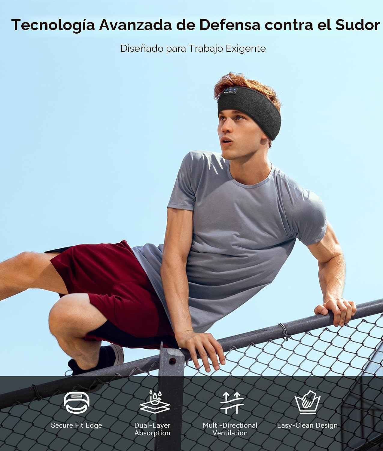 AUDÍFONOS BLUETOOTH MUSICOZY SLEEP HEADPHONES BANDA DEPORTIVA INALÁMBRICA - 3