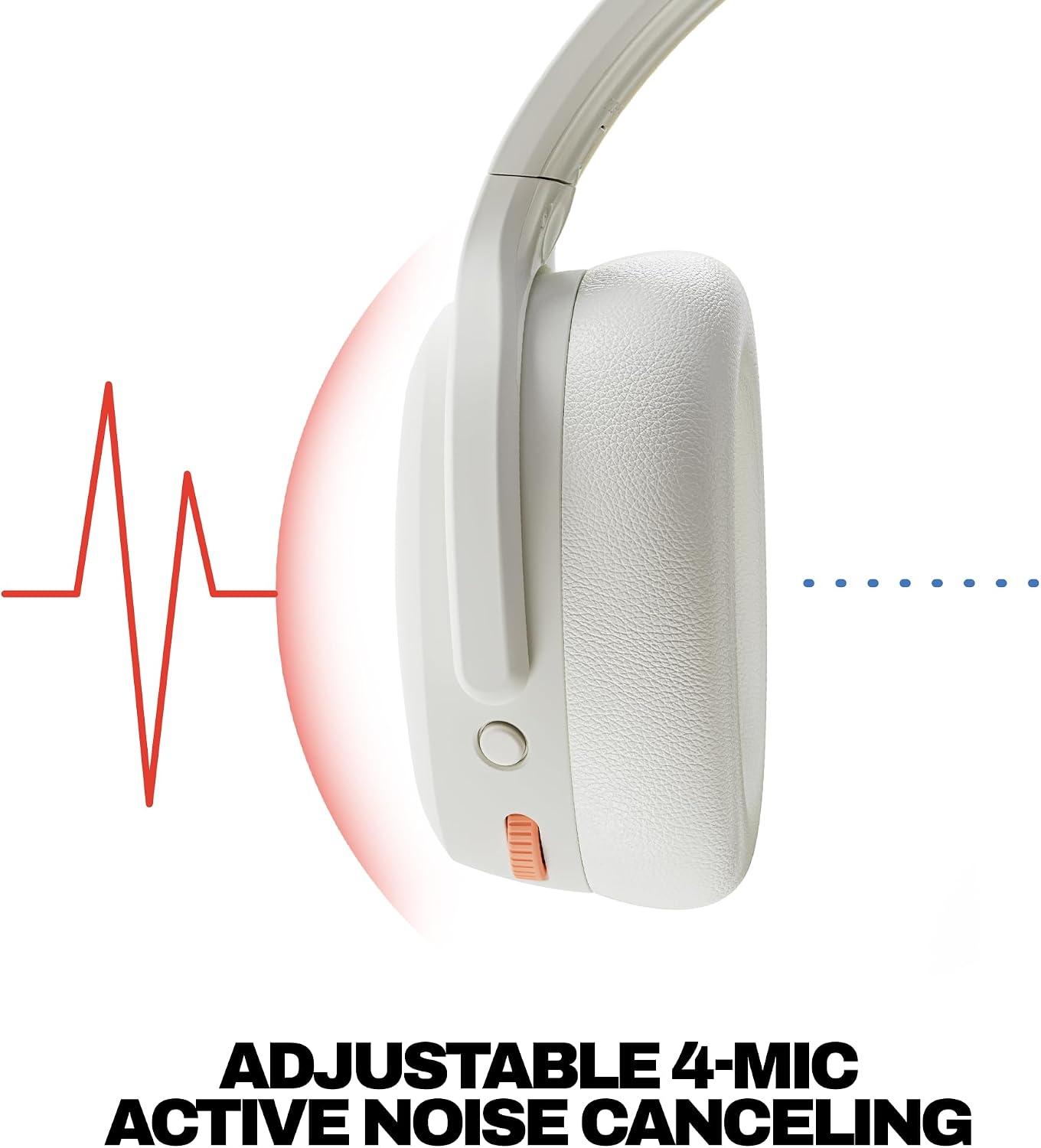 AUDÍFONOS INALÁMBRICOS SKULLCANDY CRUSHER ANC 2 CON CANCELACIÓN DE RUIDO BONE - 4