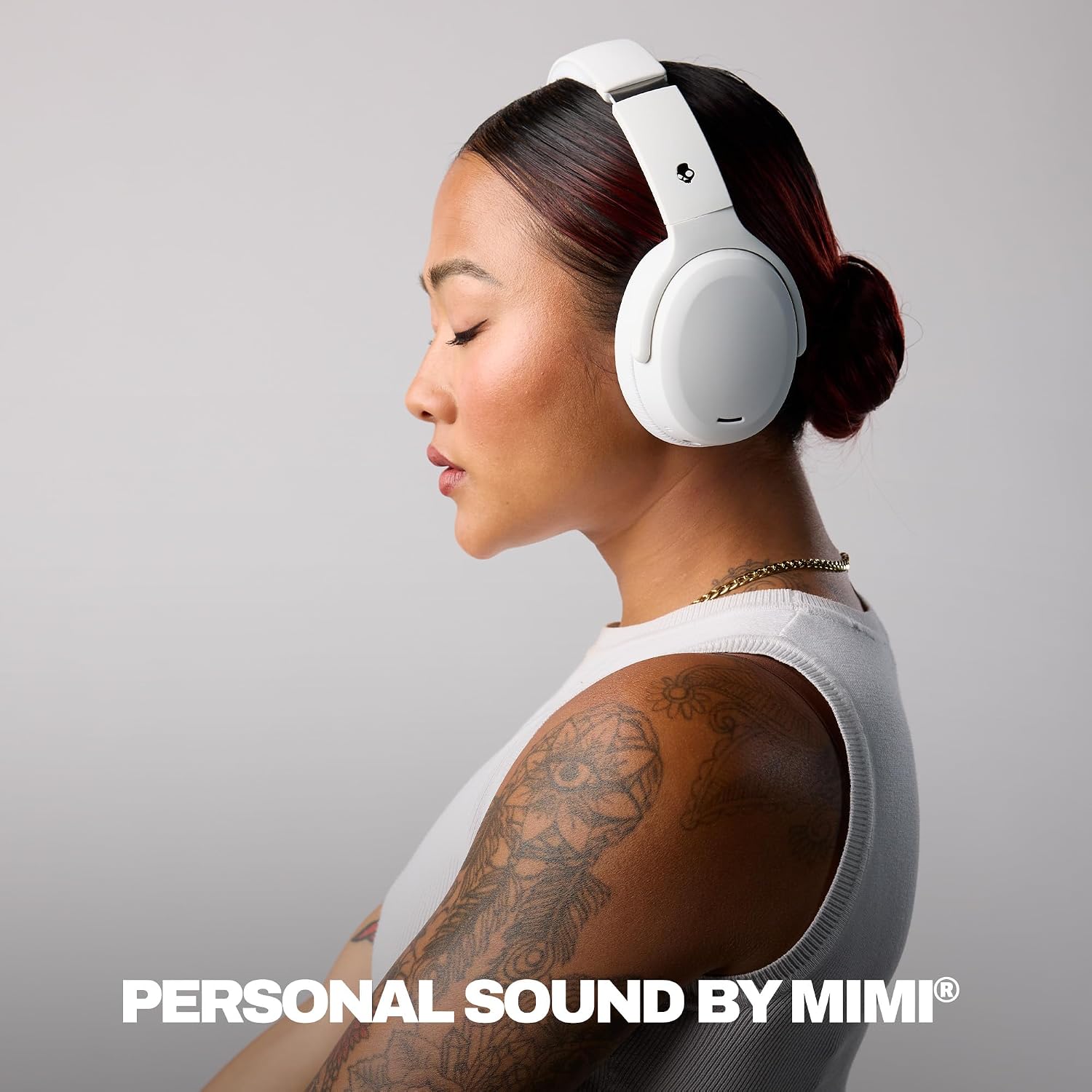 AUDÍFONOS INALÁMBRICOS SKULLCANDY CRUSHER ANC 2 CON CANCELACIÓN DE RUIDO BONE - 5