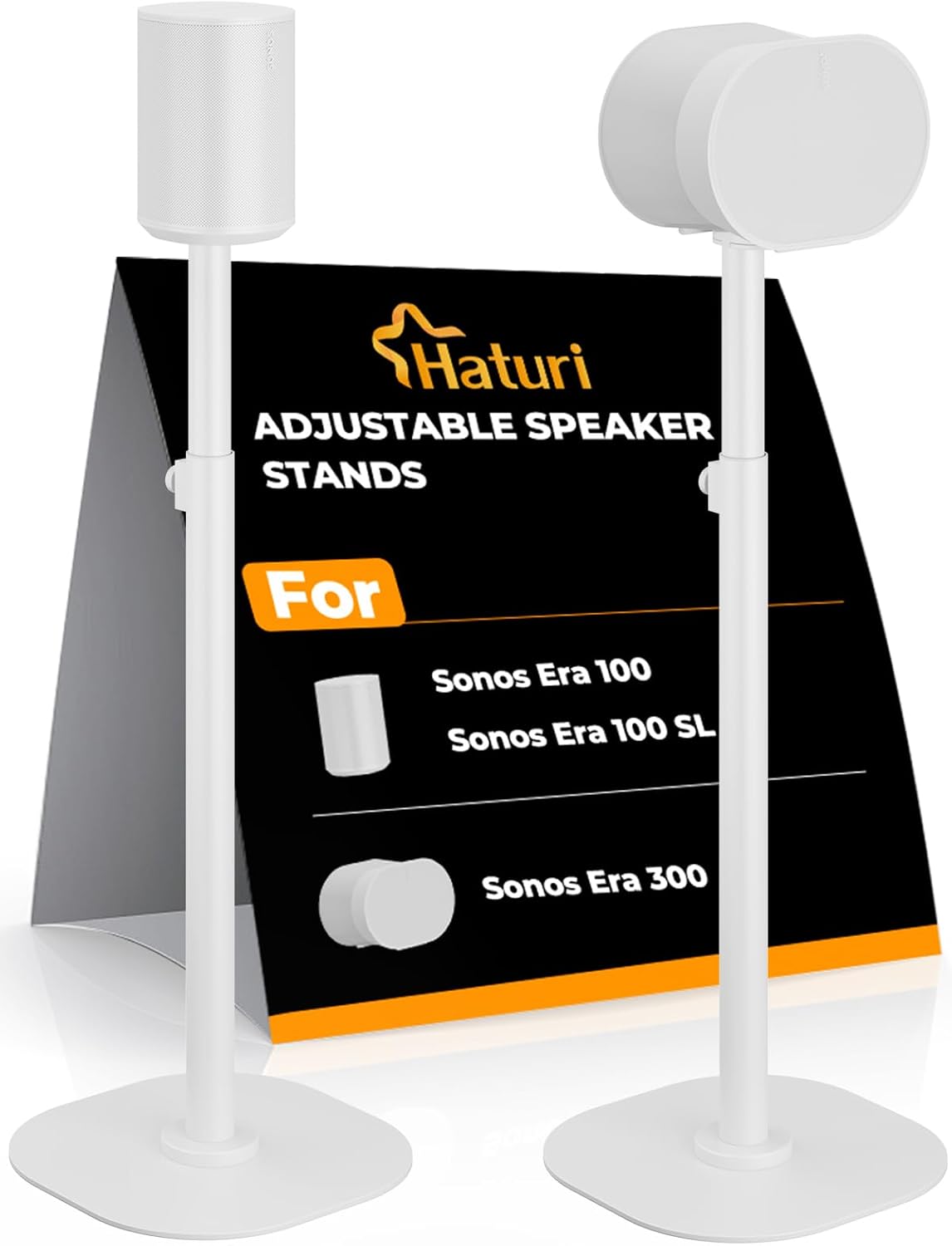 SOPORTES PARA PARLANTES HATURI PARA SONOS ERA 300, ERA 100 SL Y ERA 100, BLANCO - 1
