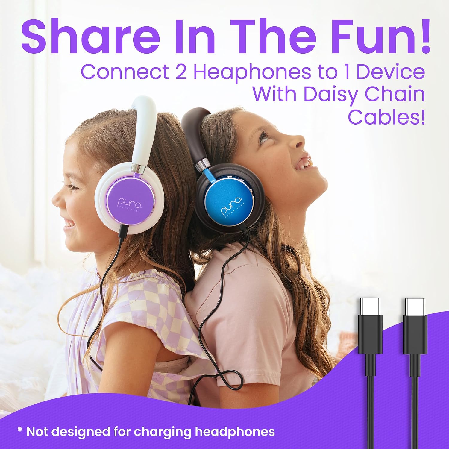 AUDÍFONOS PARA NIÑOS PURO SOUND LABS BT2200 PLUS MORADO - 4