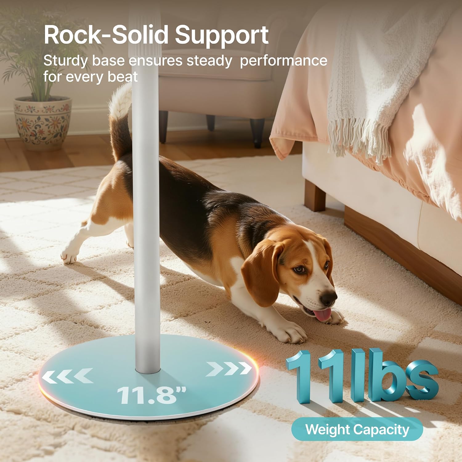 SOPORTE PARA PARLANTES PEGZONE 26.9'-42' COMPATIBLE CON SONOS ERA 100 Y 300 1 UNIDAD - 4