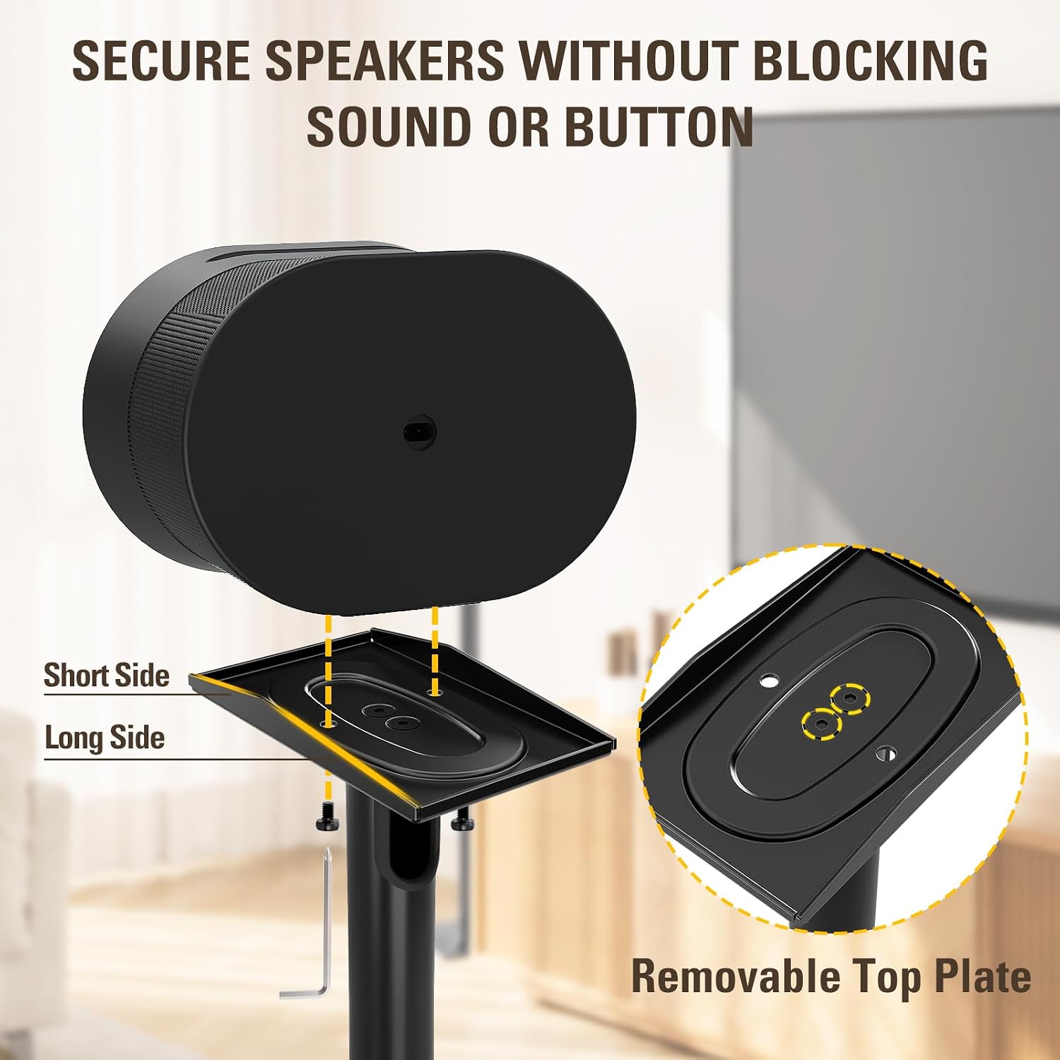 SOPORTES PARA PARLANTES MOUNTING DREAM PARA SONOS ERA 100 Y ERA 300 - 4