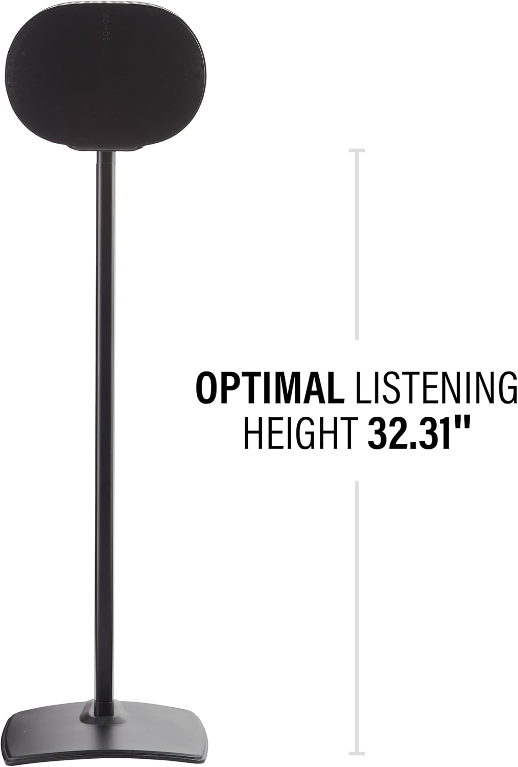 SOPORTES PARA PARLANTES SANUS WIRELESS PARA SONOS ERA 300 NEGRO - 2