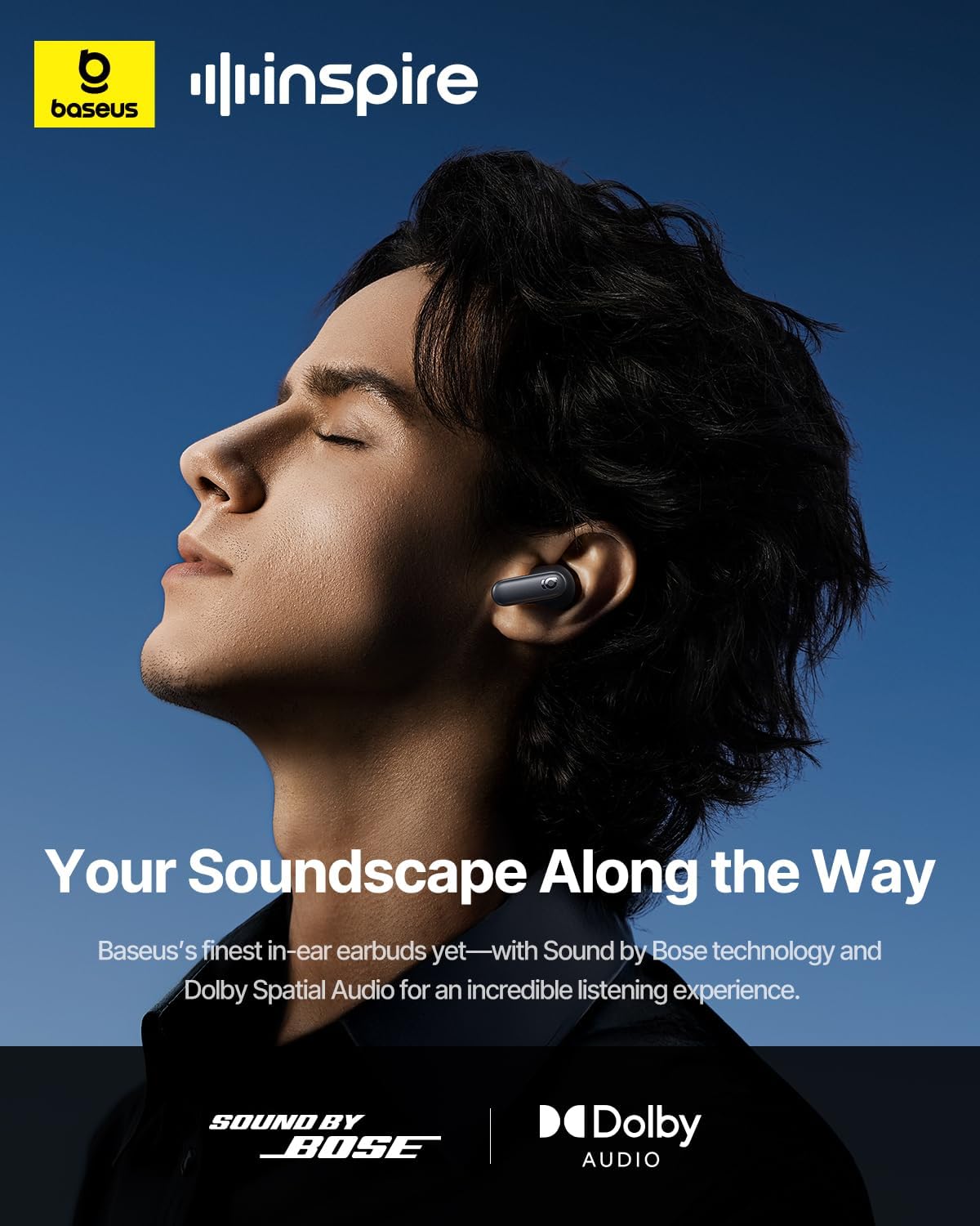 AUDÍFONOS BASEUS INSPIRE XP1 TRUE WIRELESS CON CANCELACIÓN ADAPTATIVA DE RUIDO - 2