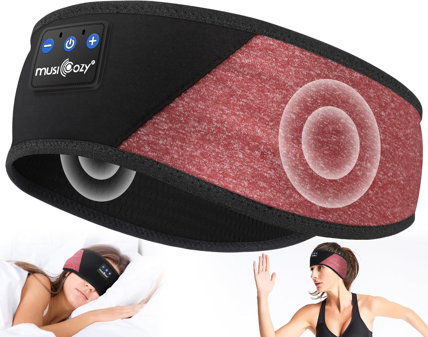 AUDÍFONOS BLUETOOTH MUSICOZY SLEEP HEADPHONES BANDA DEPORTIVA INALÁMBRICA - 1