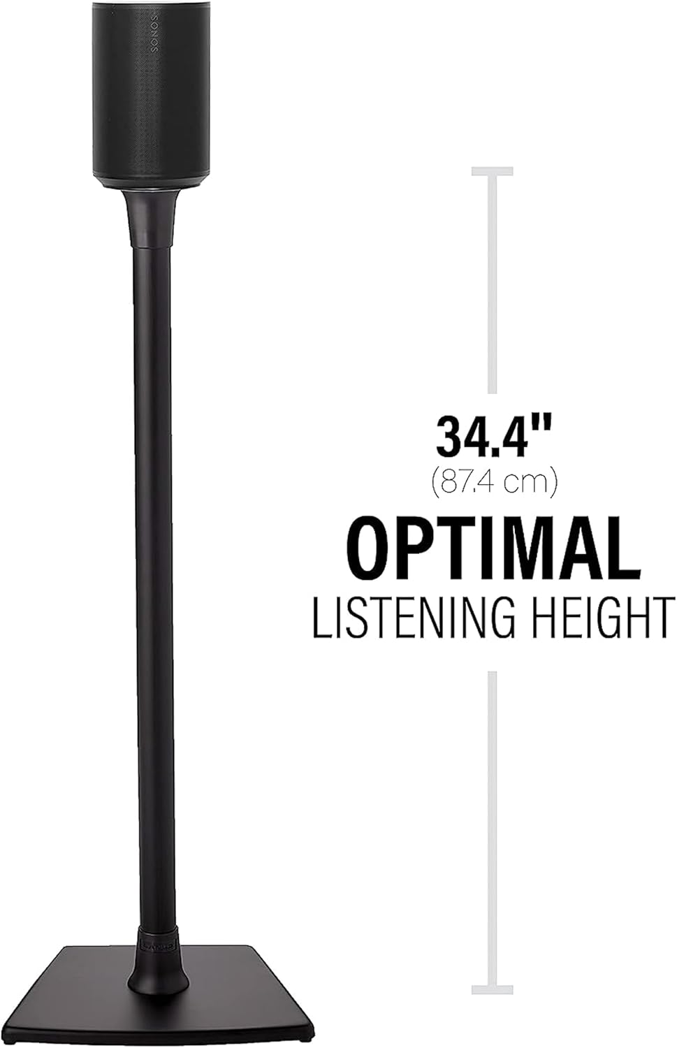 SOPORTE PARA PARLANTES SANUS WIRELESS PARA SONOS ERA 100 PAR NEGRO - 3