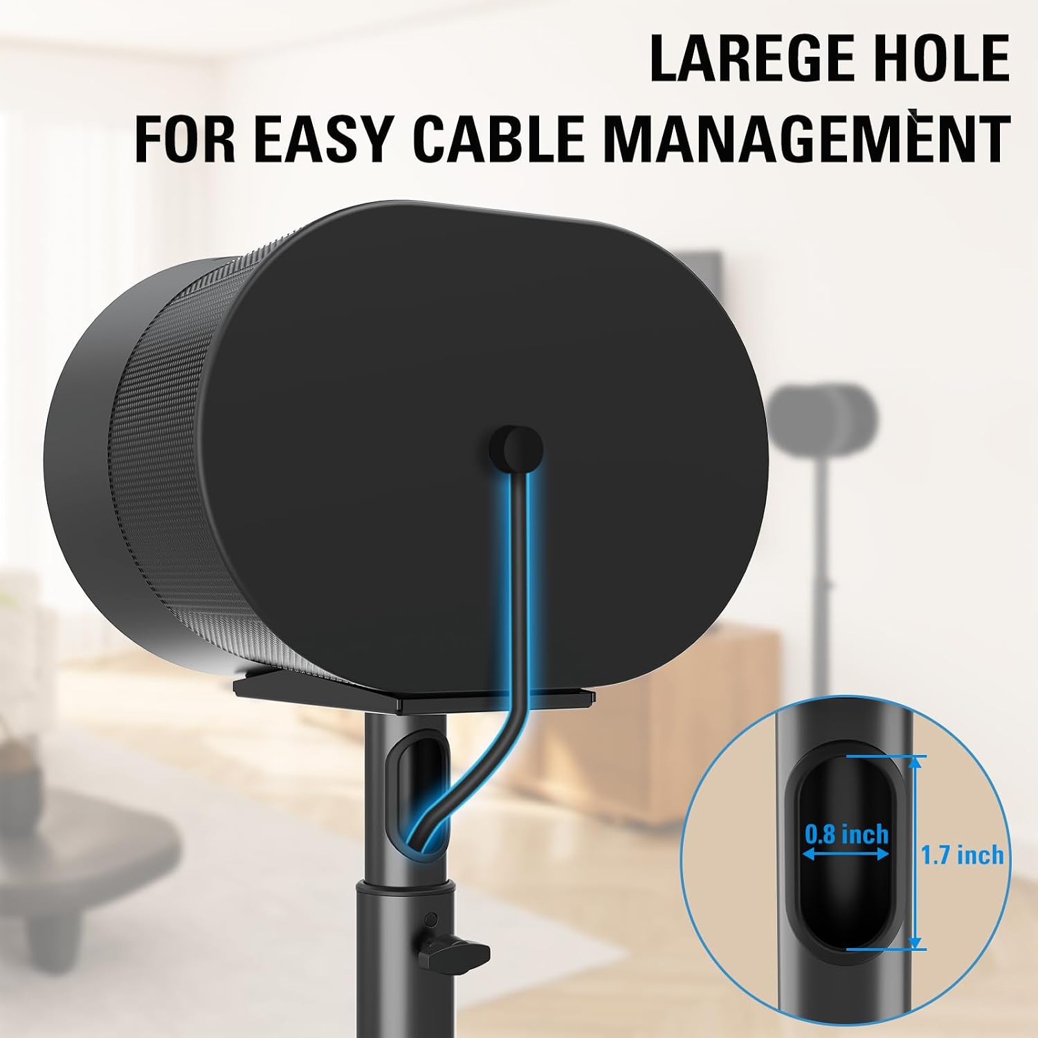 SOPORTE PARA PARLANTES MOUNTING DREAM SONOS ERA 300 AJUSTABLE HASTA 107.7 CM PAR - 3