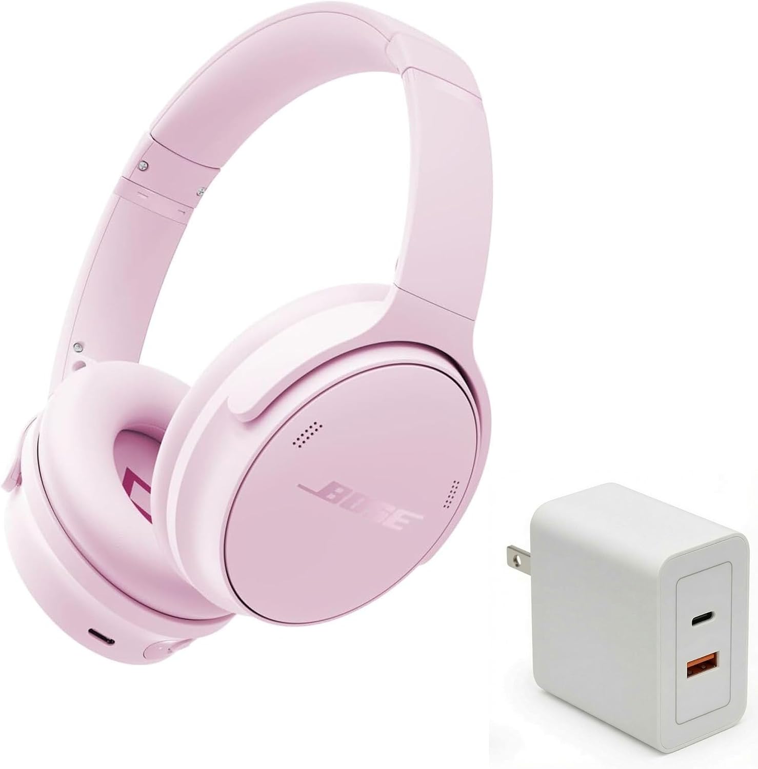 AUDÍFONOS BOSE QUIETCOMFORT WIRELESS BLUETOOTH OVER-EAR CANCELACIÓN DE RUIDO 24H PETAL PINK - 1