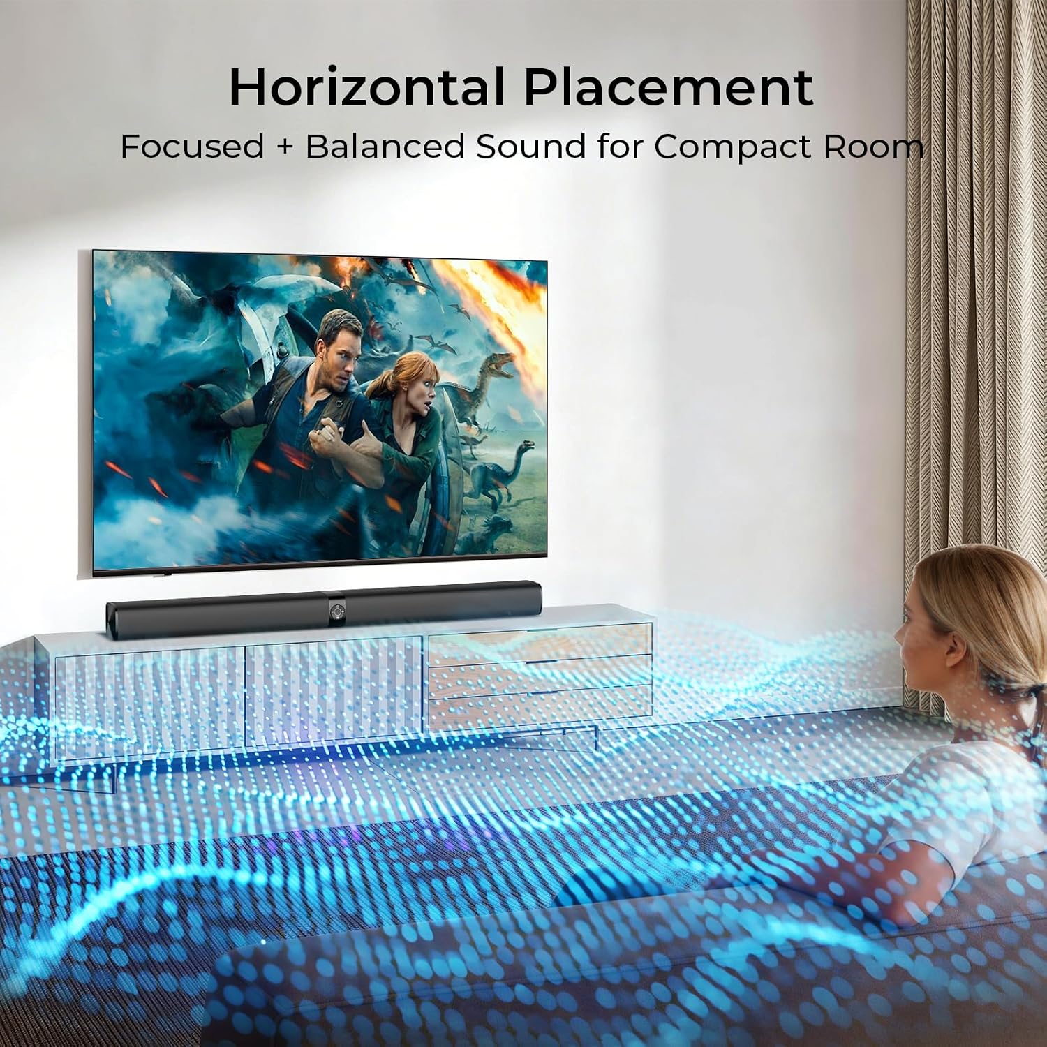 BARRA DE SONIDO ASSISTRUST 80W BLUETOOTH ARC OPT AUX - 3