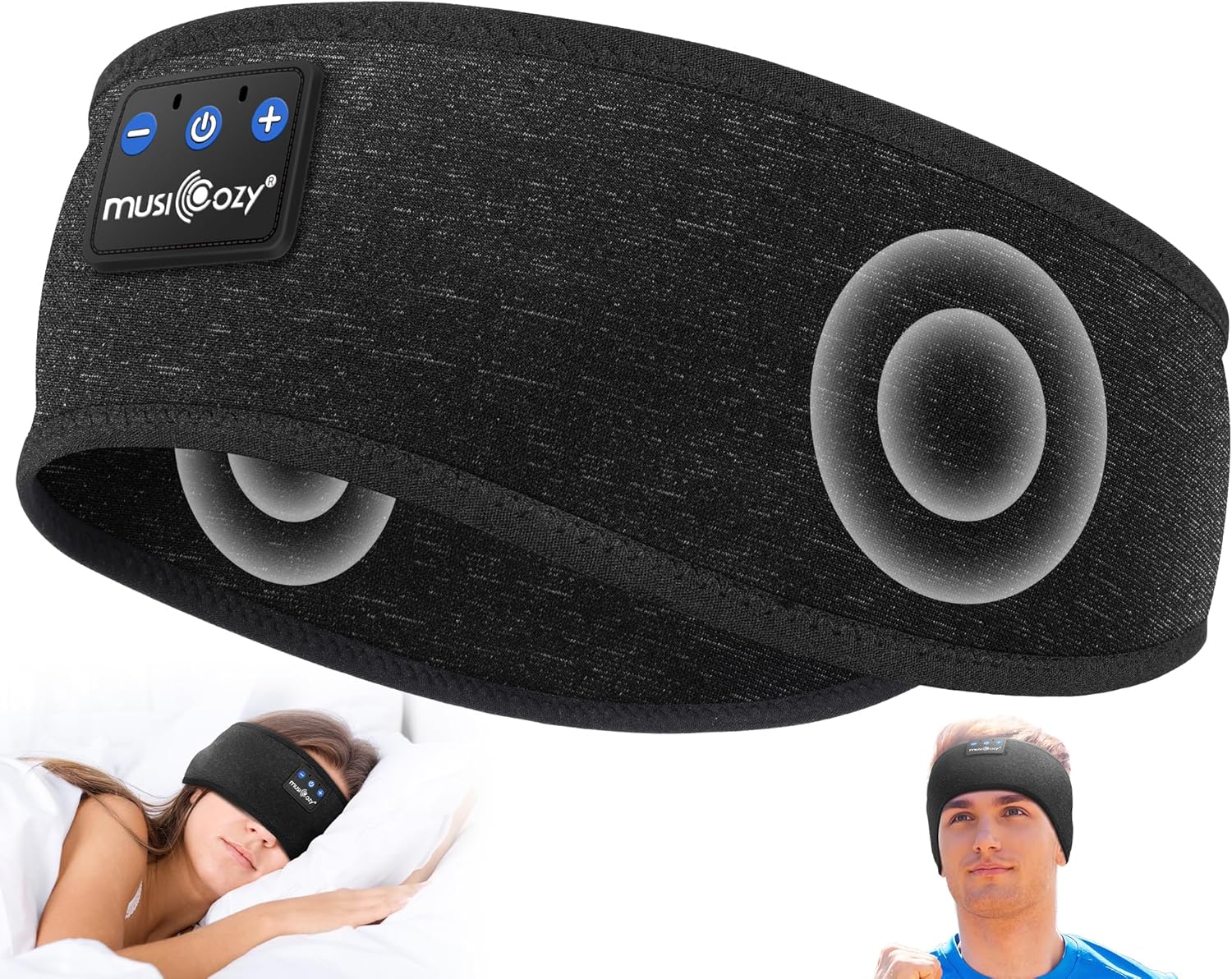 AUDÍFONOS BLUETOOTH MUSICOZY SLEEP HEADPHONES BANDA DEPORTIVA INALÁMBRICA - 1