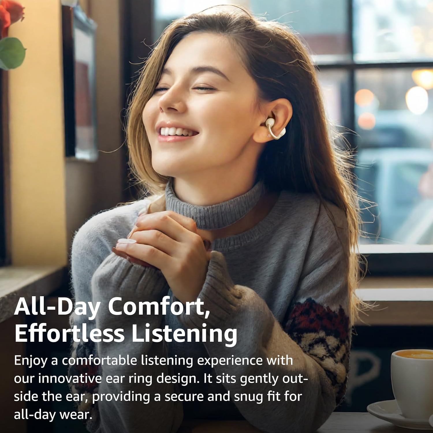 AUDÍFONOS TOZO OPENEARRING BLUETOOTH 5.4 OPEN EAR 40H - 2