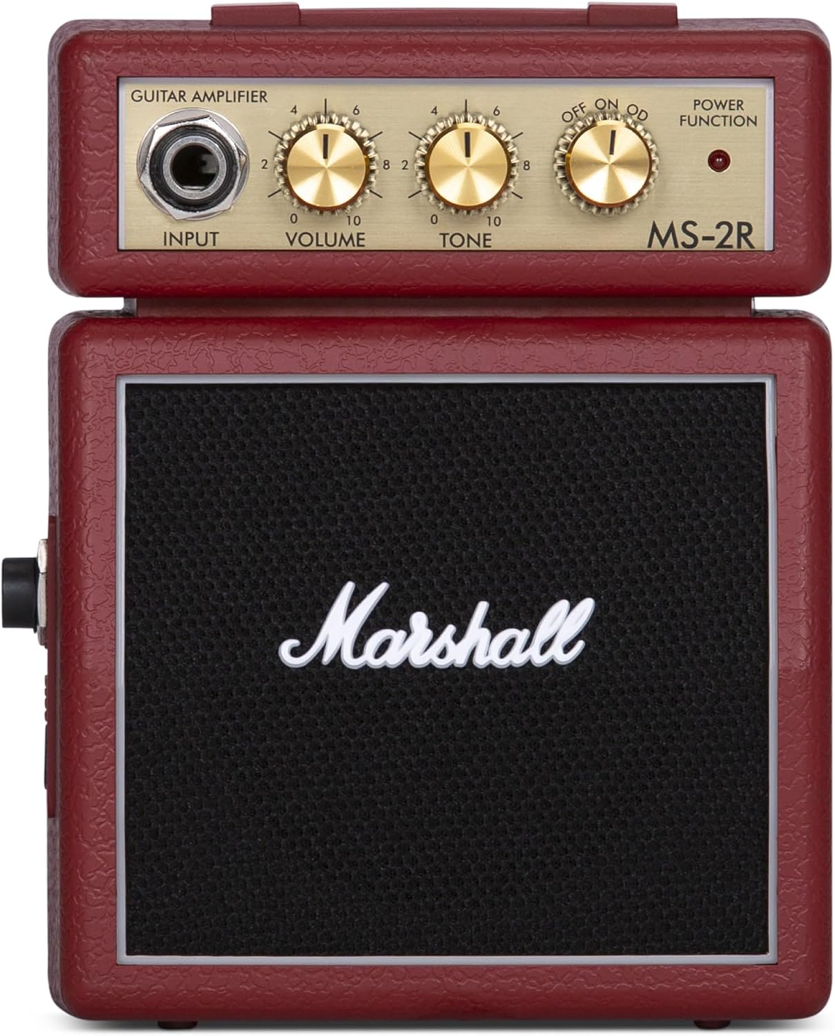 AMPLIFICADOR DE GUITARRA MARSHALL MS-2R MINI STACK SERIES ROJO - 1