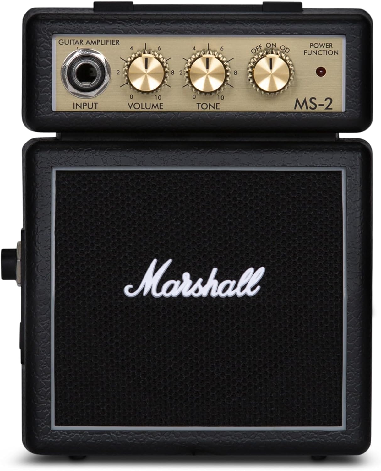 AMPLIFICADOR PARA GUITARRA MARSHALL MS2 A PILAS COLOR NEGRO - 1