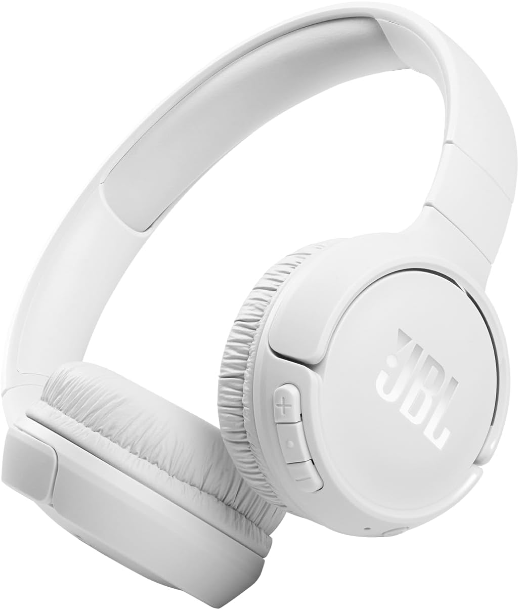 AUDÍFONOS JBL TUNE 510BT BLUETOOTH INALÁMBRICOS BLANCOS CON MICRÓFONO Y BATERÍA DE 40 HORAS - 1