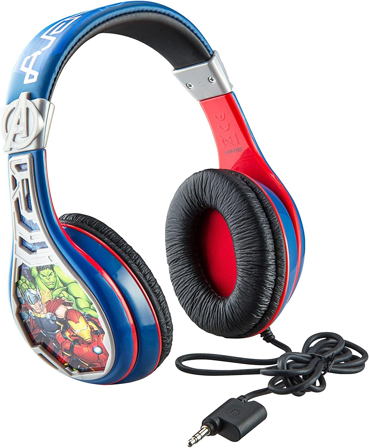 AUDÍFONOS EKIDS AVENGERS PARA NIÑOS CON CABLE Y CONTROL DE VOLUMEN - 1