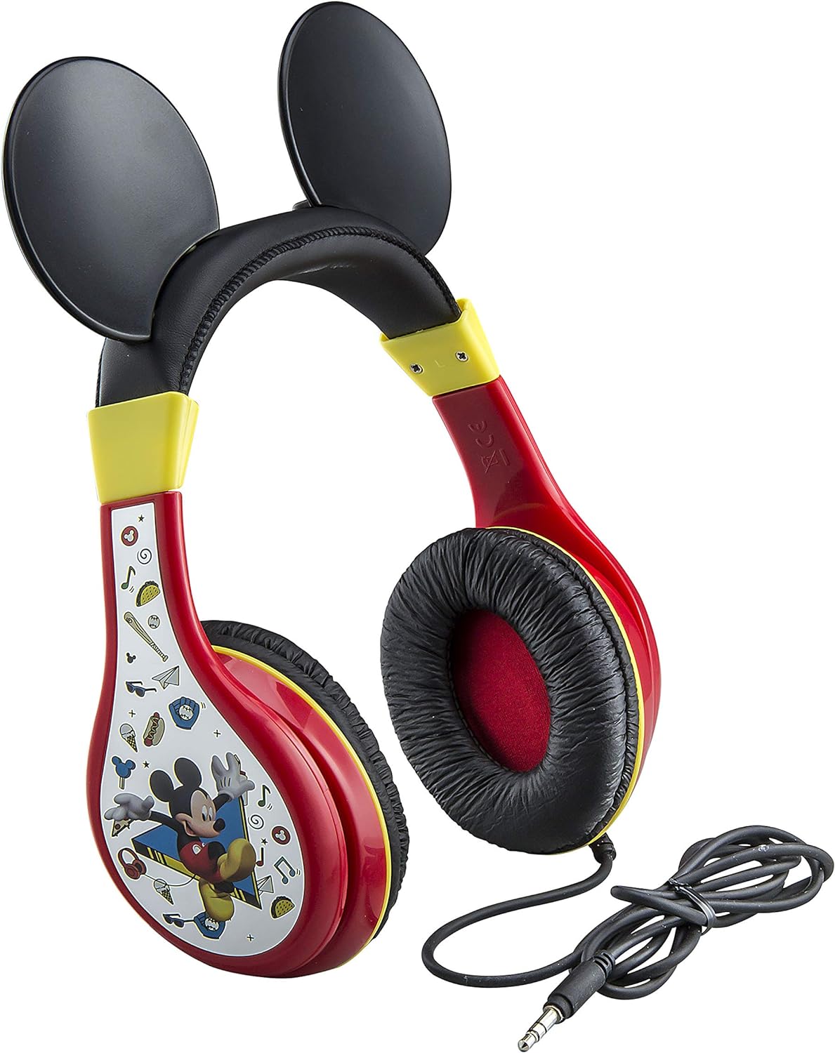 AUDÍFONOS EKIDS MICKEY MOUSE CON CABLE Y CONECTOR 3.5 MM PARA NIÑOS - 1
