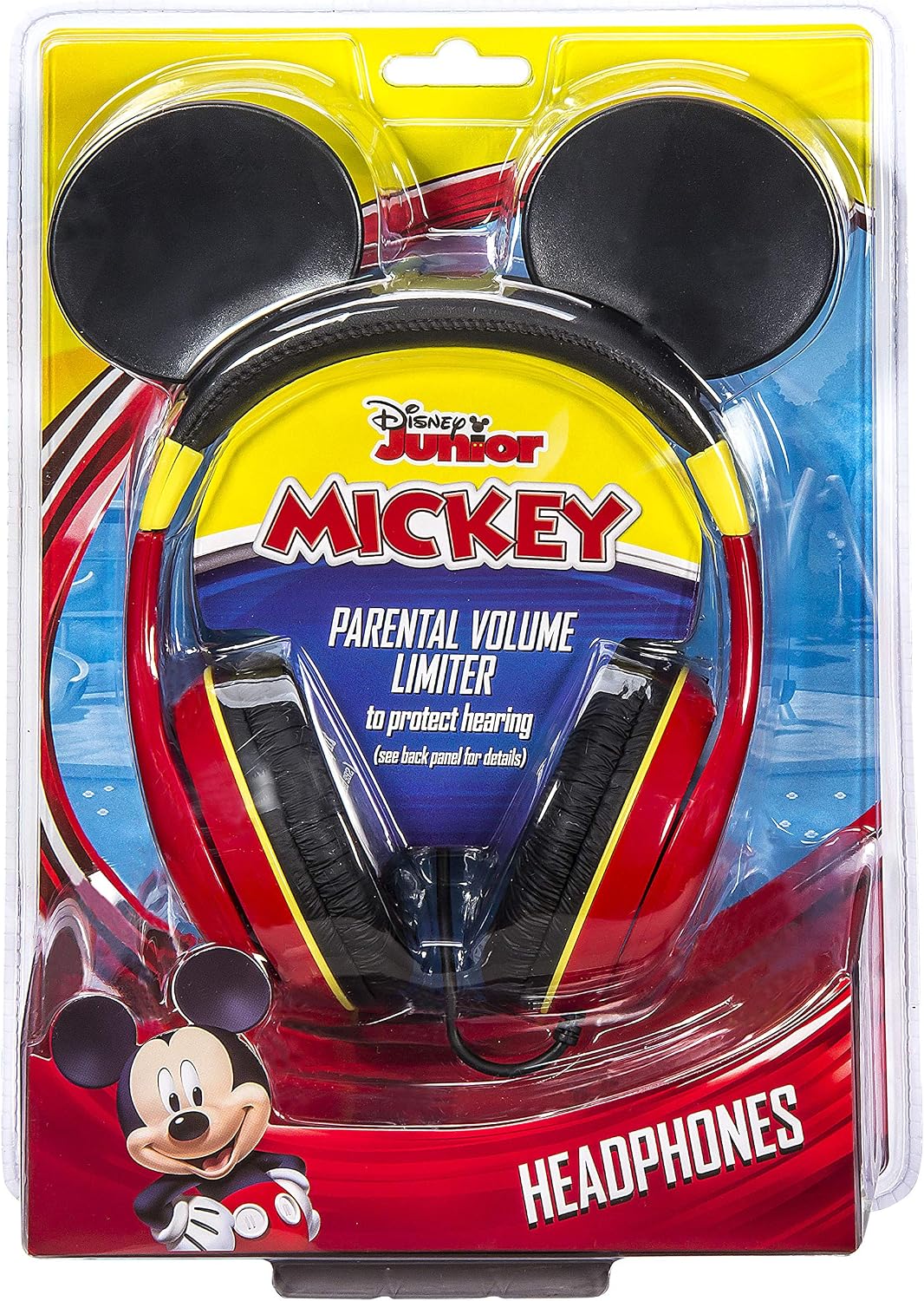 AUDÍFONOS EKIDS MICKEY MOUSE CON CABLE Y CONECTOR 3.5 MM PARA NIÑOS - 4