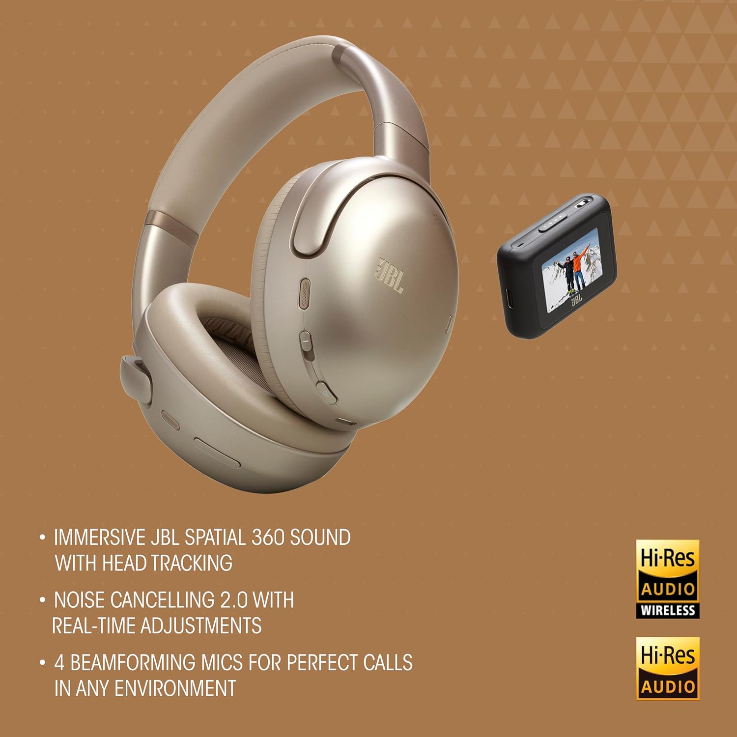 AUDÍFONOS JBL TOUR ONE M3 SMART TX OVER-EAR INALÁMBRICOS NEGRO - 5