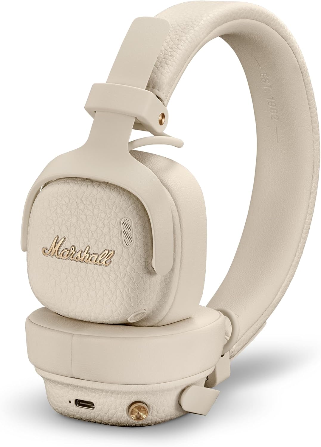 AUDÍFONOS ON-EAR MARSHALL MILTON ANC INALÁMBRICOS COLOR CREMA - 1