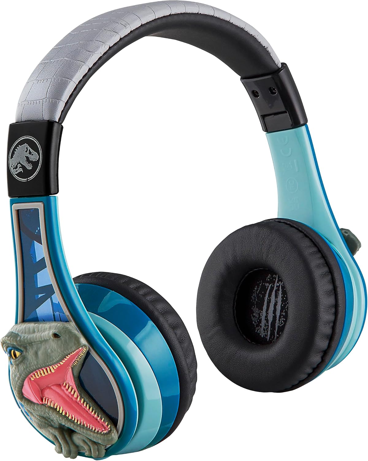 AUDÍFONOS BLUETOOTH EKIDS JURASSIC WORLD PARA NIÑOS CON VOLUMEN REDUCIDO INALÁMBRICOS - 1