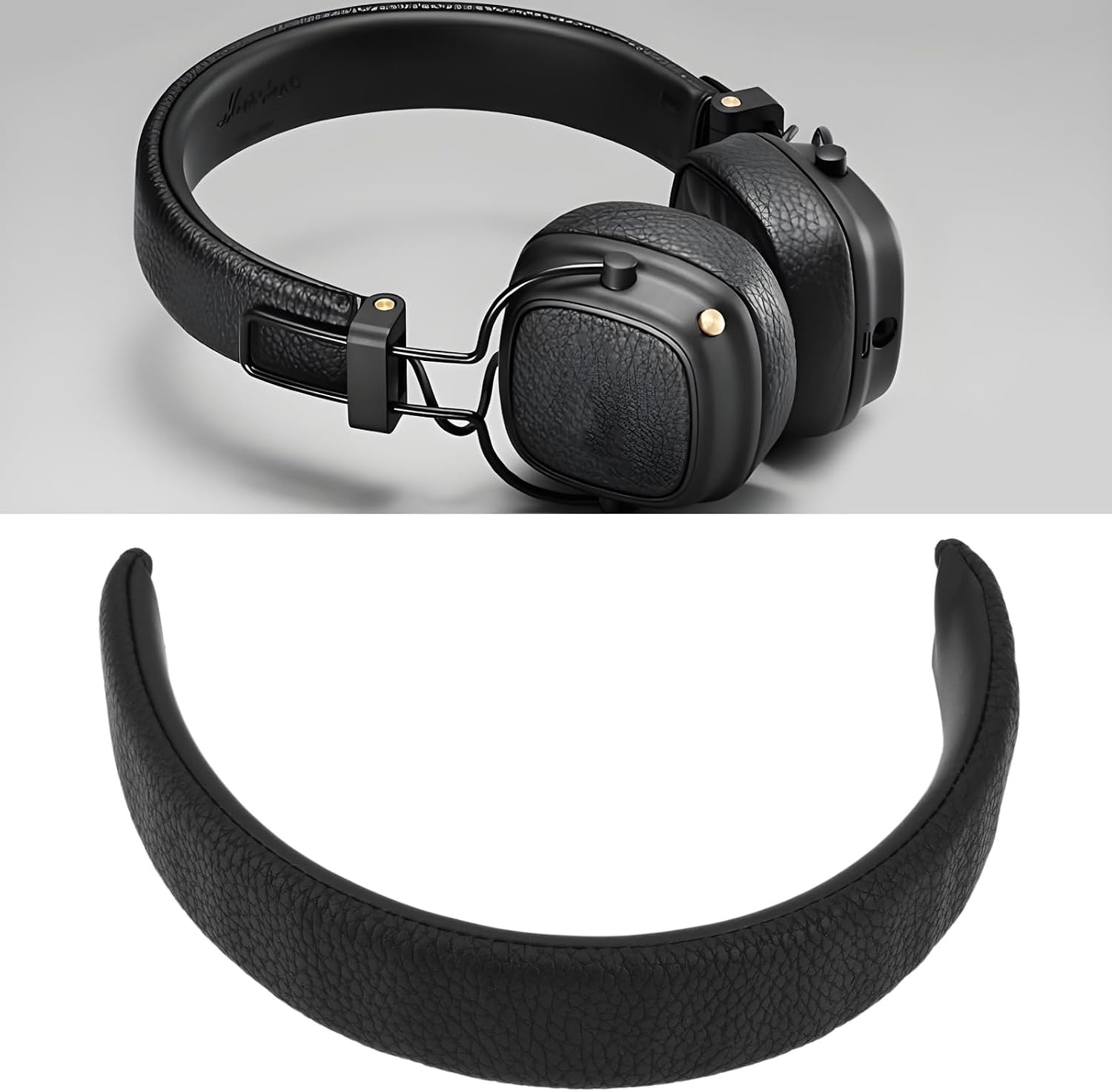ALMOHADILLA PARA DIADEMA BRINY RIVER COMPATIBLE CON MARSHALL MAJOR 3 NEGRA - 3
