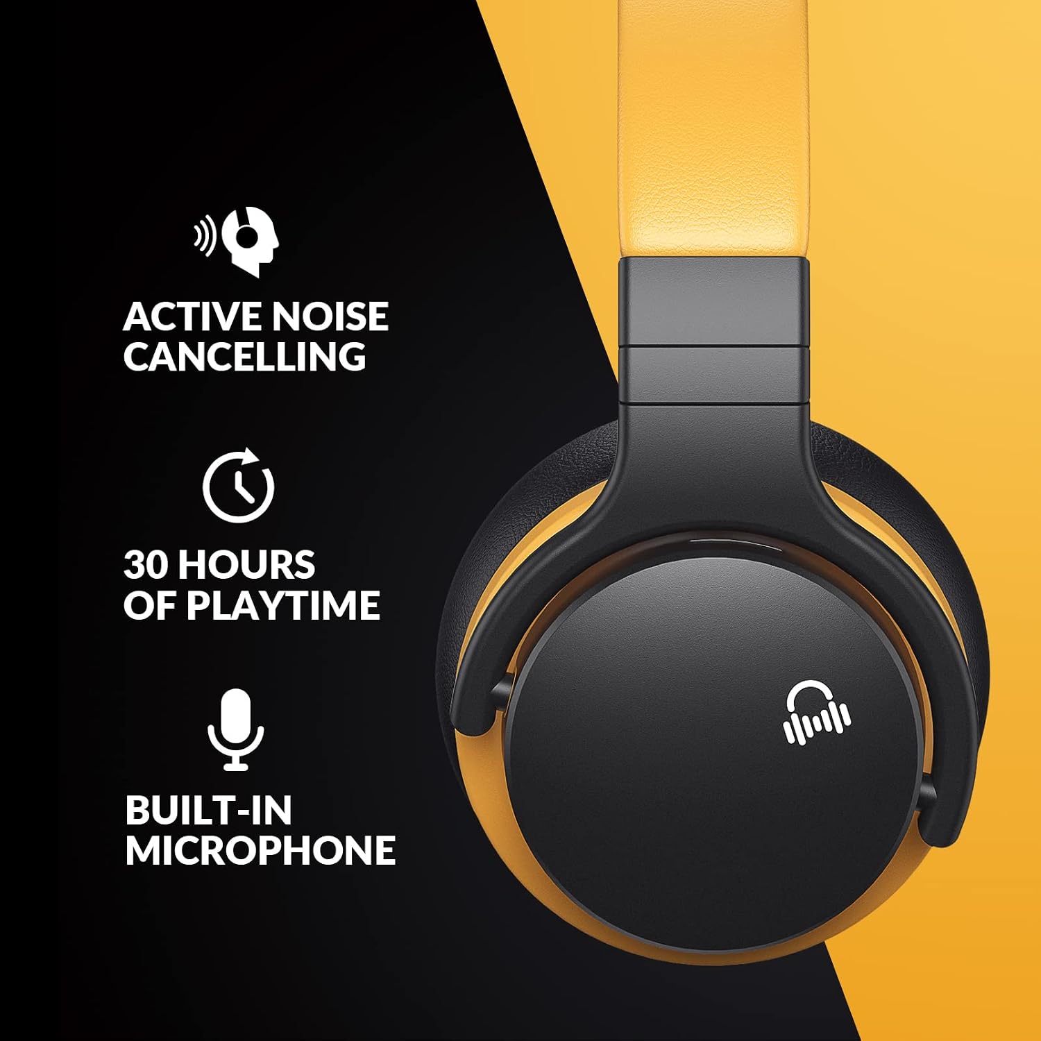 AUDÍFONOS OVER-EAR MOVSSOU E7 CON CANCELACIÓN ACTIVA DE RUIDO - 2
