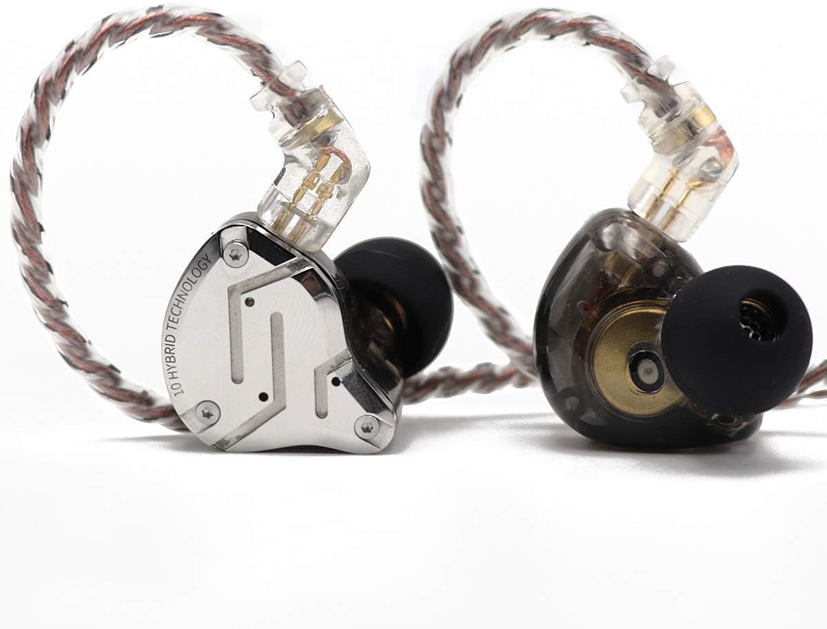 AUDÍFONOS IN-EAR LINSOUL KZ ZS10 PRO 4BA+1DD NEGRO - 1