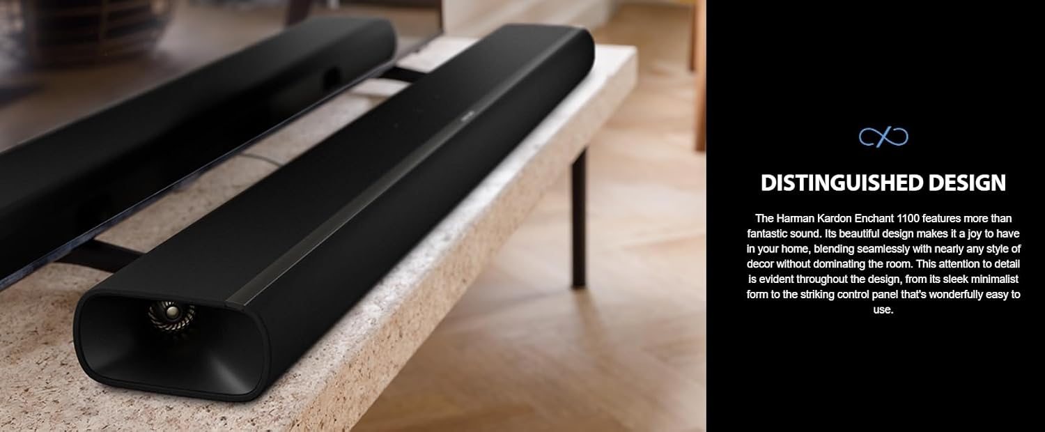 BARRA DE SONIDO JBL HARMAN-KARDON ENCHANT-1100 CON SUBWOOFER Y PARLANTES SURROUND DOLBY ATMOS - 5