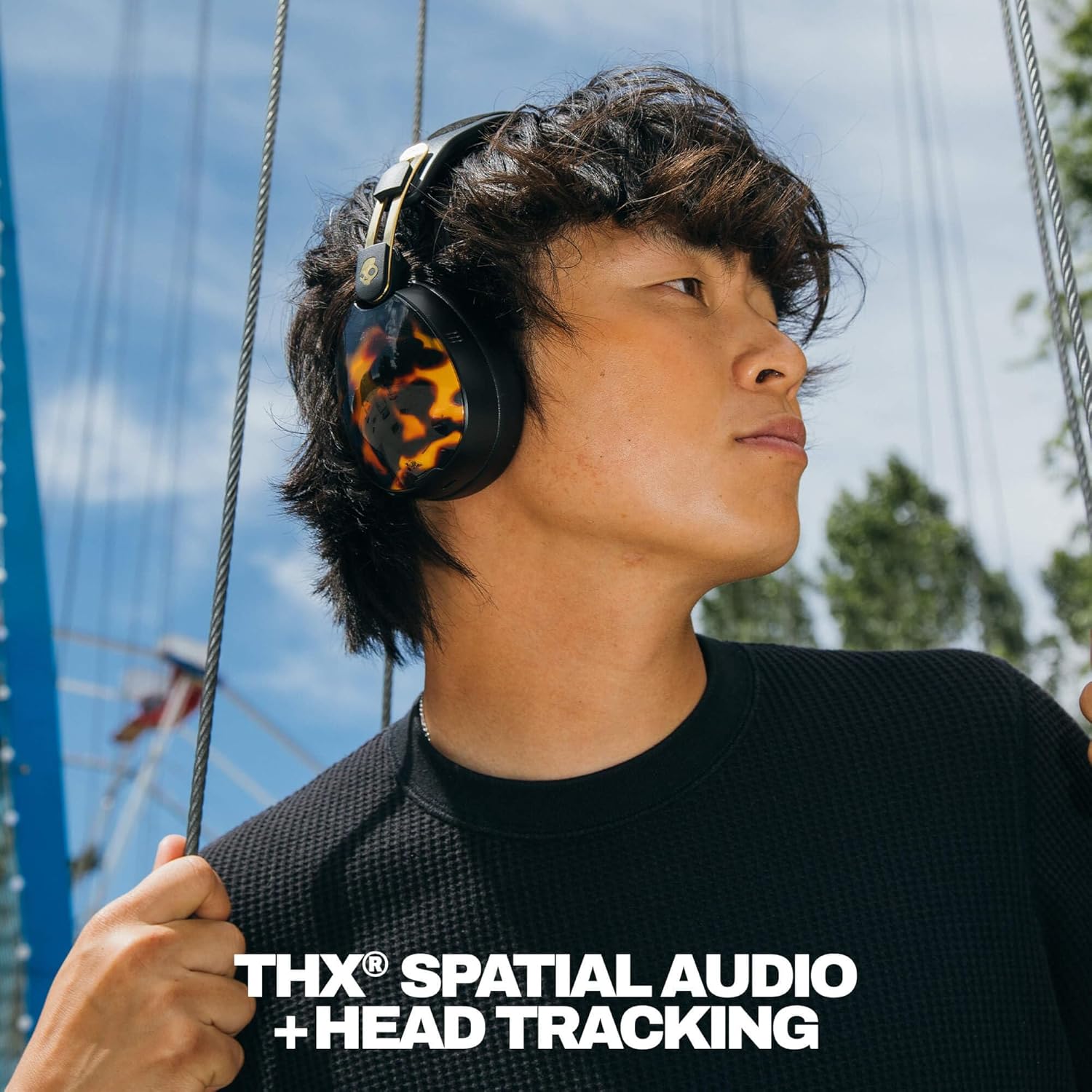 AUDÍFONOS SKULLCANDY AVIATOR 900 ANC INALÁMBRICOS CON CANCELACIÓN DE RUIDO TORTOISE - 4