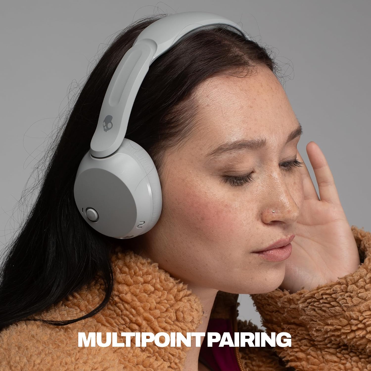 AUDÍFONOS ON-EAR BLUETOOTH SKULLCANDY ICON 180 CEMENT - 4