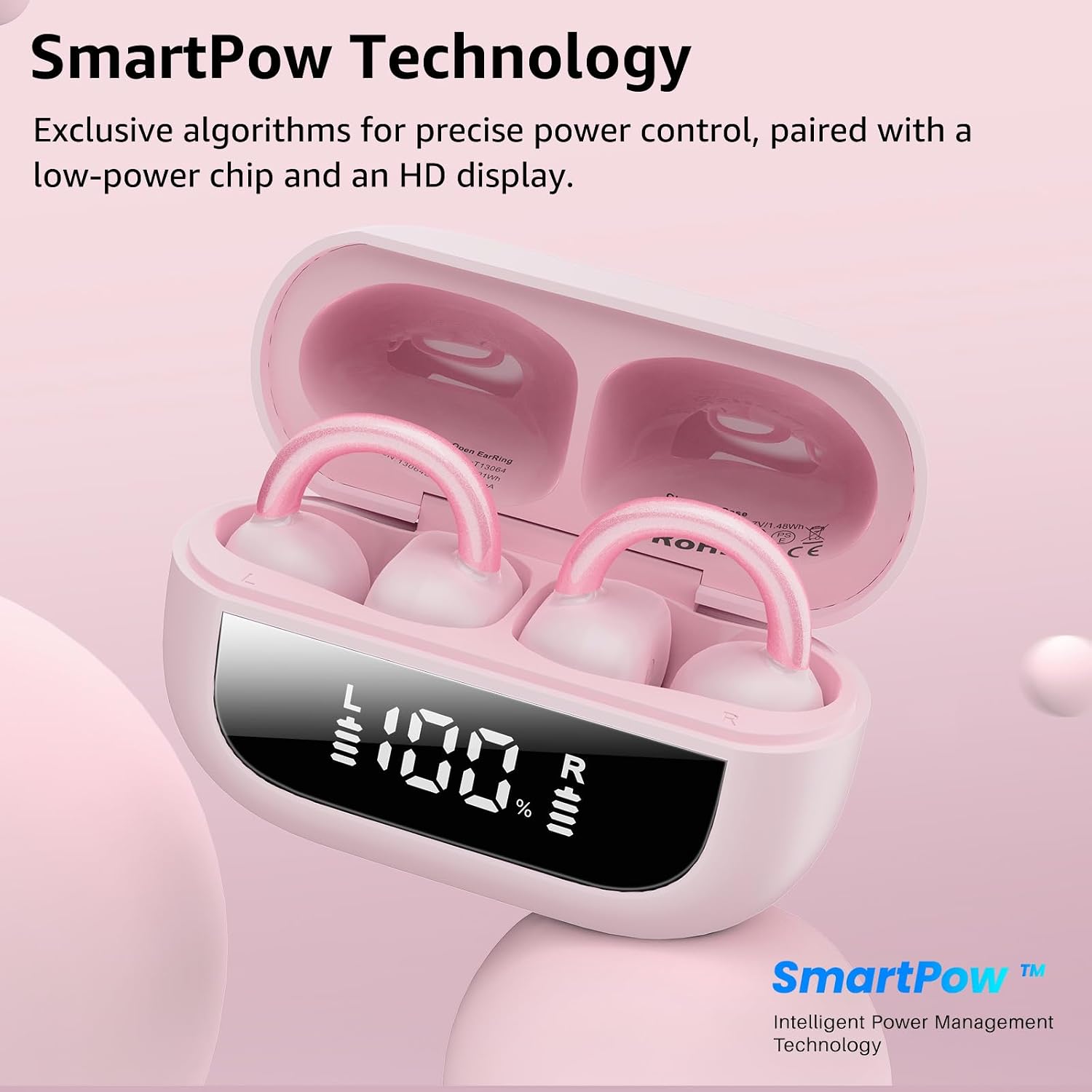 AUDÍFONOS TOZO OPENEARRING BLUETOOTH 5.4 OPEN EAR 40H - 4
