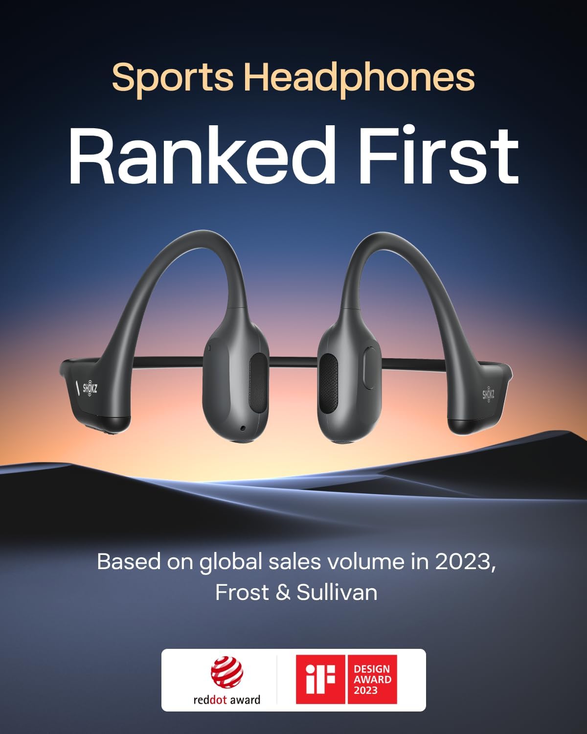 AUDÍFONOS SHOKZ OPENRUN PRO BLUETOOTH CONDUCCIÓN ÓSEA DEPORTIVOS - 2