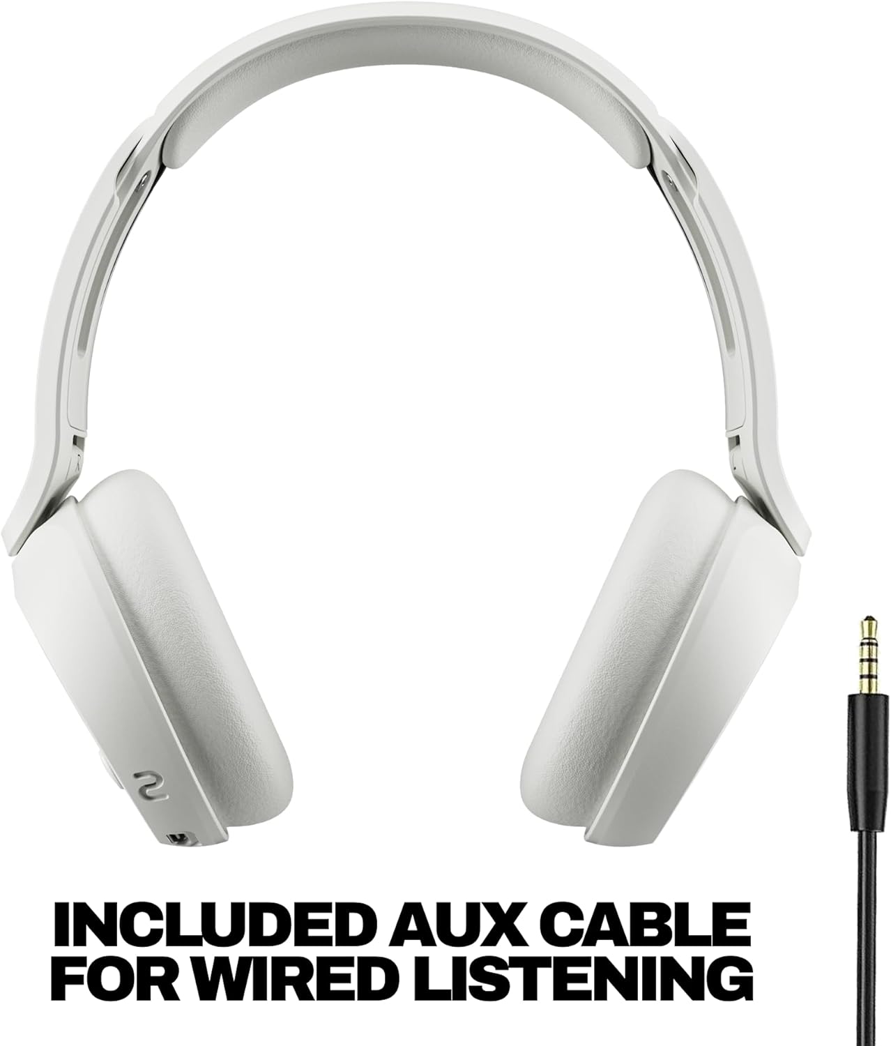 AUDÍFONOS ON-EAR INALÁMBRICOS SKULLCANDY ICON 180 BLUETOOTH COLOR HUESO - 5