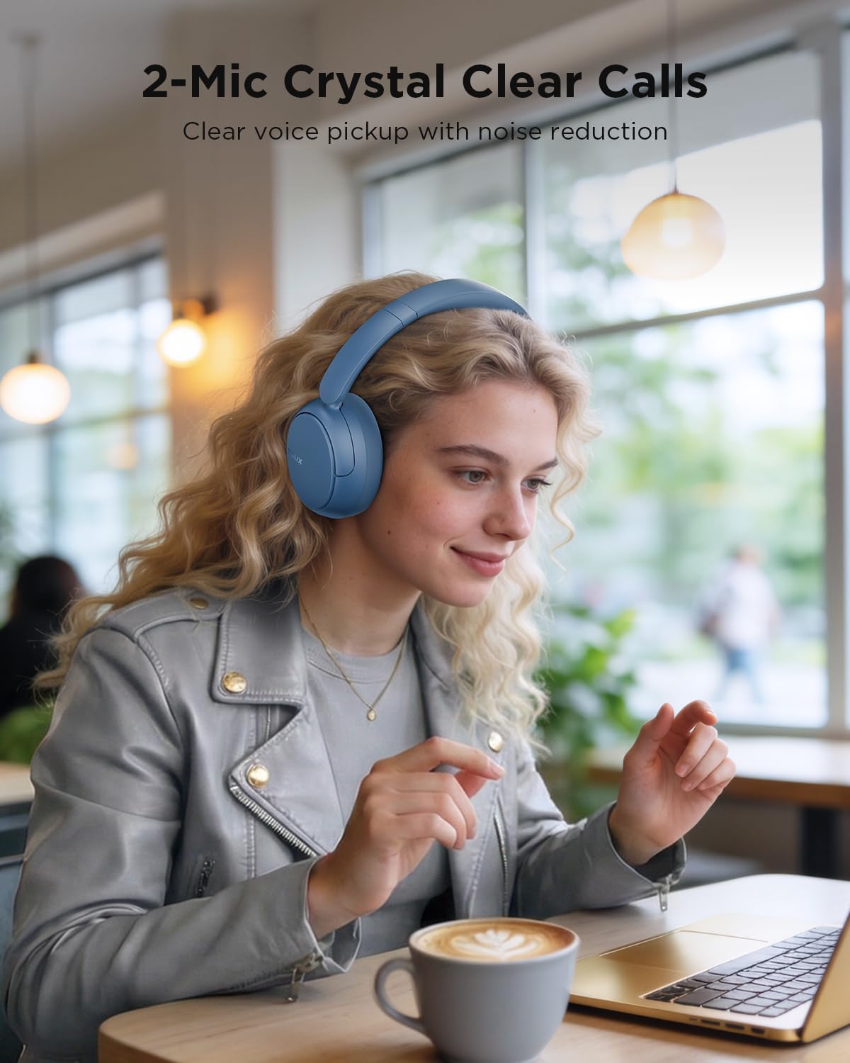 AUDÍFONOS TALIX H30 BLUETOOTH INALÁMBRICOS OVER EAR AZUL - 4